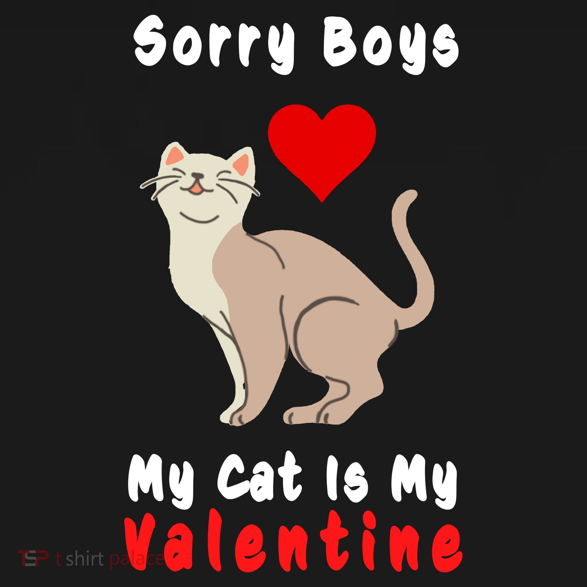 Sorry Boys My Cat Is My Valentine Cute Ornament