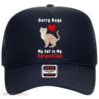 Sorry Boys My Cat Is My Valentine Cute Hat thumb 0
