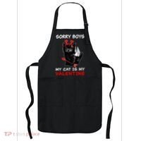 Sorry Boys My Cat Is My Valentine Apron thumb 0