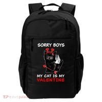 Sorry Boys My Cat Is My Valentine Backpack thumb 0