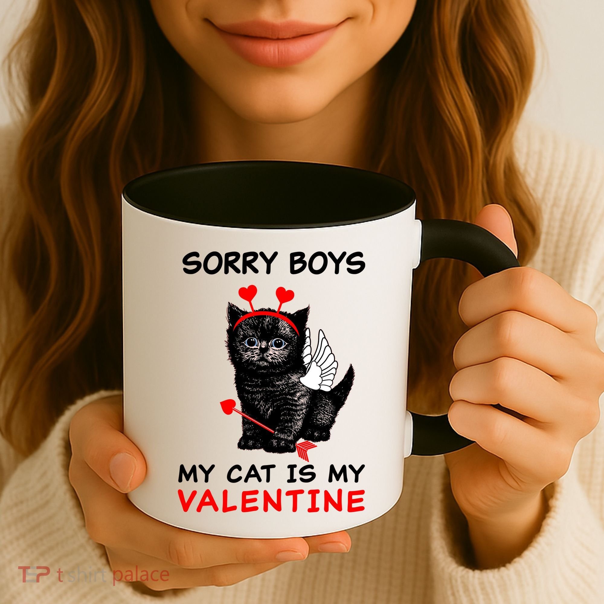 Sorry Boys My Cat Is My Valentine Coffee Mug