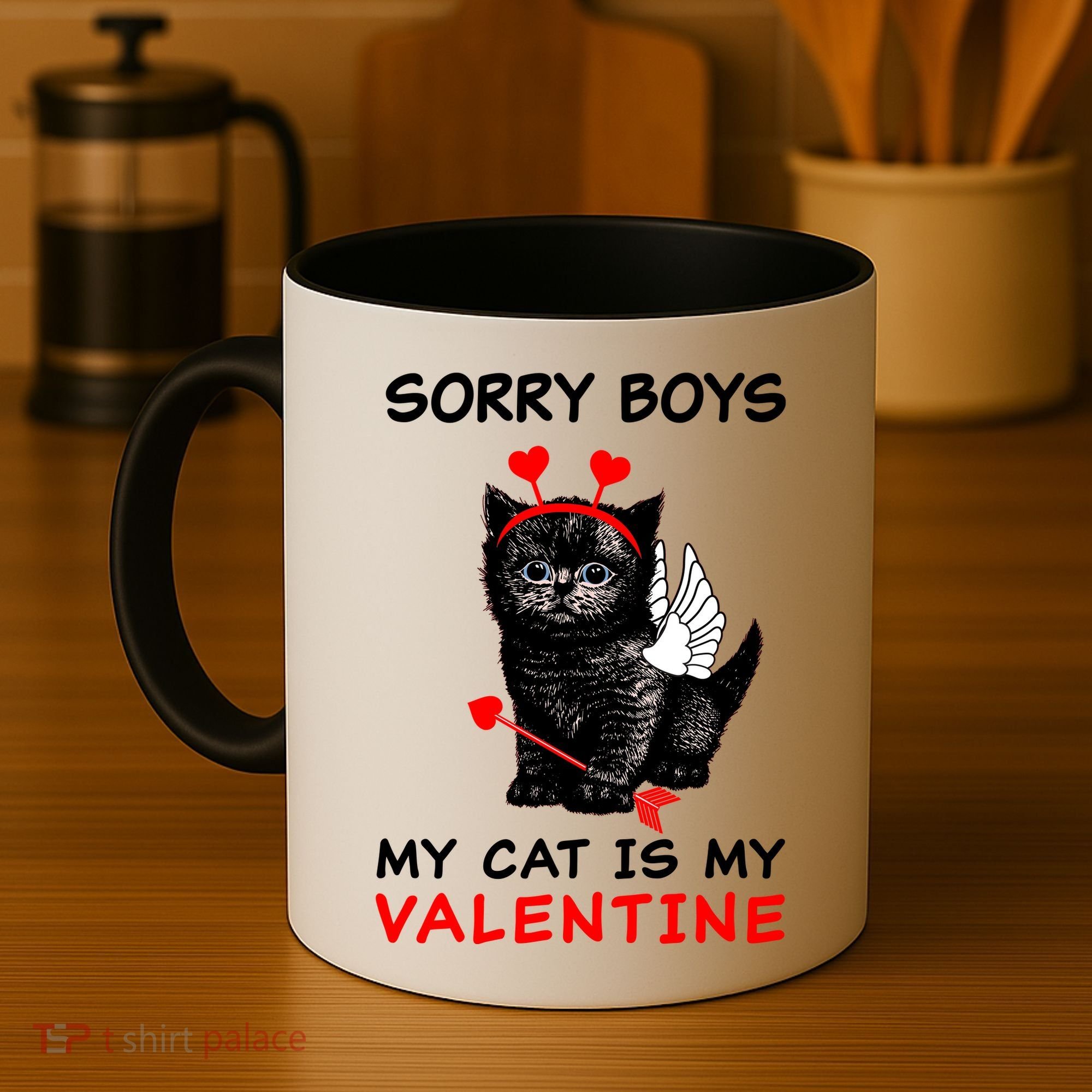 Sorry Boys My Cat Is My Valentine Coffee Mug