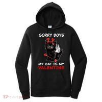 Sorry Boys My Cat Is My Valentine Women's Hoodie thumb 0