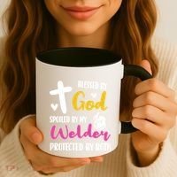 Spoiled By My Welder Welding Proud WelderS Wife Gift Coffee Mug thumb 3