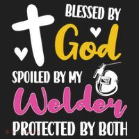 Spoiled By My Welder Welding Proud WelderS Wife Gift Beanie thumb 2