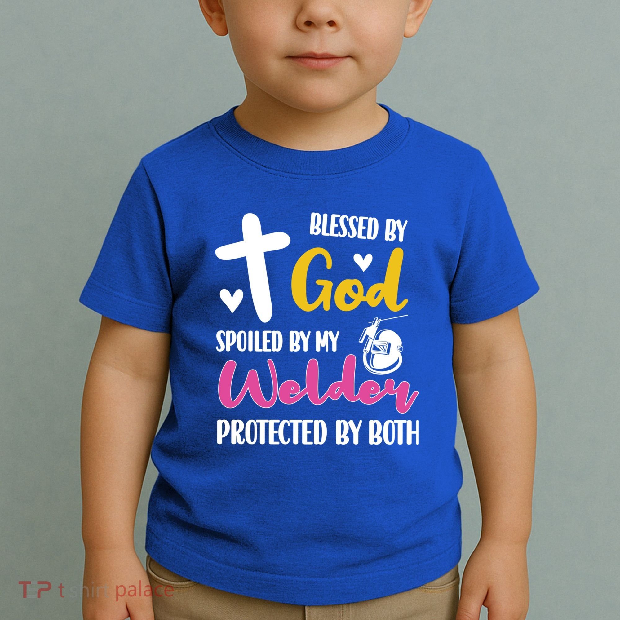 Spoiled By My Welder Welding Proud WelderS Wife Gift Toddler T-Shirt