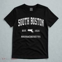 South Boston Massachusetts Ma Vintage Athletic T-Shirt thumb 5