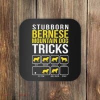 Stubborn Bernese Mountain Dog Tricks Coaster thumb 0