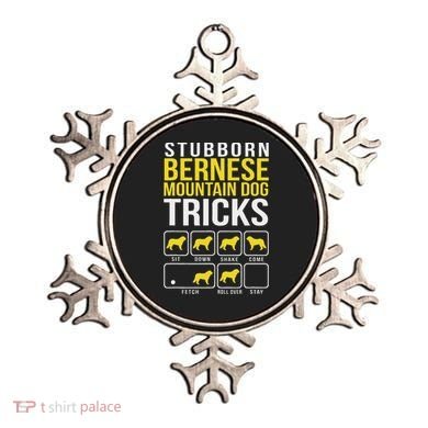 Stubborn Bernese Mountain Dog Tricks Ornament