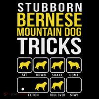 Stubborn Bernese Mountain Dog Tricks Baby Bodysuit thumb 2