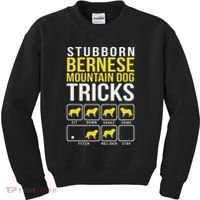 Stubborn Bernese Mountain Dog Tricks Kids Sweatshirt thumb 0