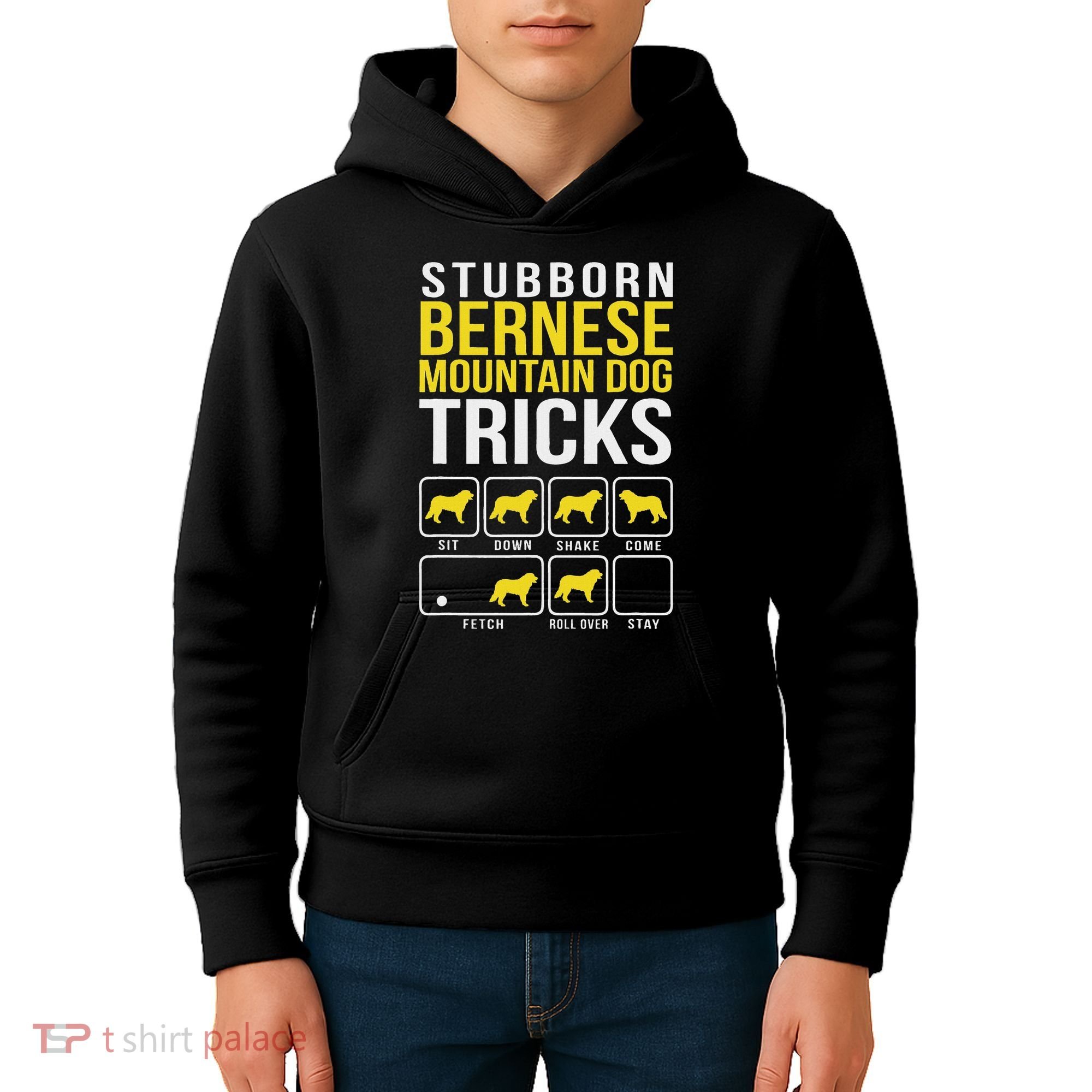 Stubborn Bernese Mountain Dog Tricks Kids Hoodie