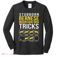 Stubborn Bernese Mountain Dog Tricks Kids Long Sleeve Shirt thumb 0