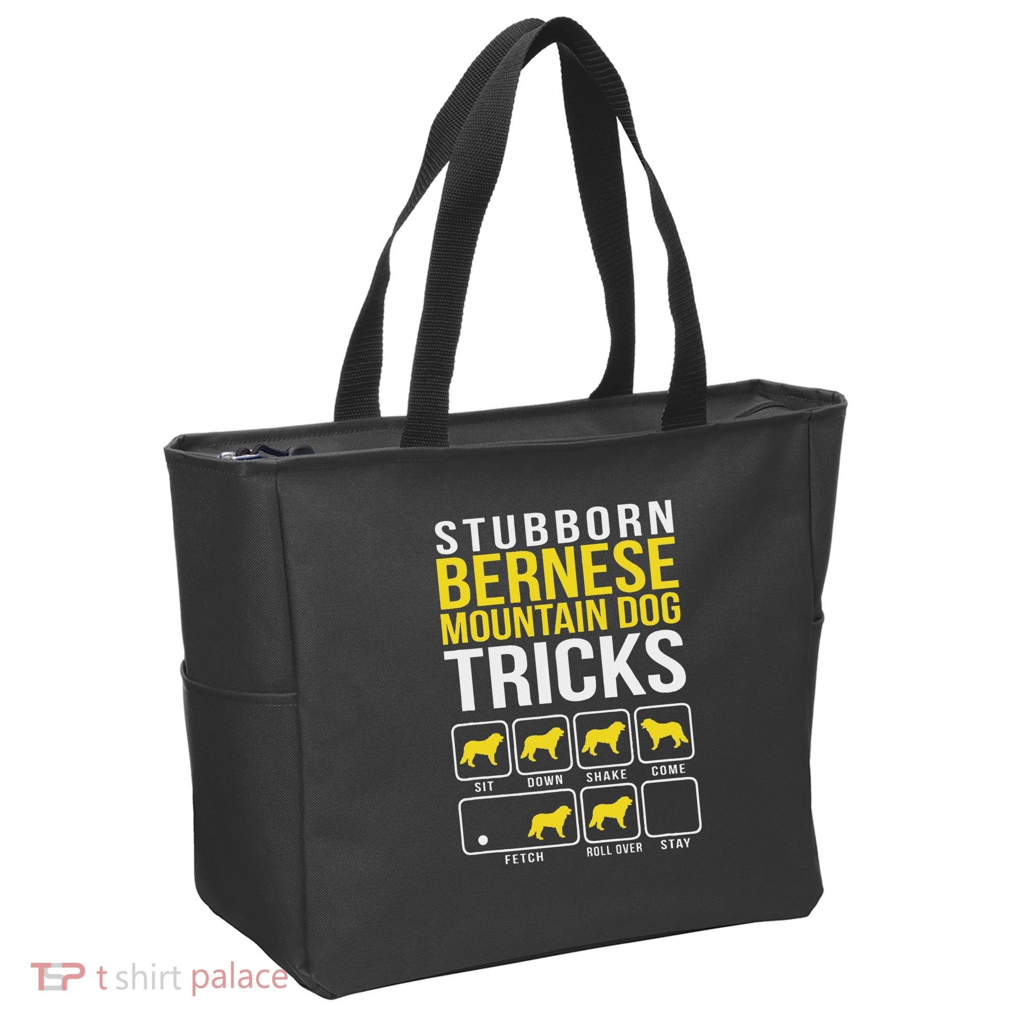 Stubborn Bernese Mountain Dog Tricks Tote Bag