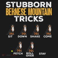 Stubborn Bernese Mountain Dog Tricks Doggie Tank thumb 4