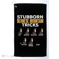 Stubborn Bernese Mountain Dog Tricks Golf Towel thumb 0
