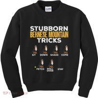 Stubborn Bernese Mountain Dog Tricks Kids Sweatshirt thumb 0