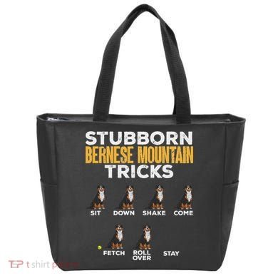 Stubborn Bernese Mountain Dog Tricks Tote Bag