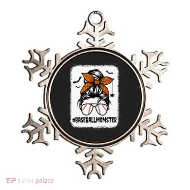 Spooky Baseball Mom Halloween Edition Ornament