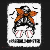 Spooky Baseball Mom Halloween Edition Toddler T-Shirt thumb 4