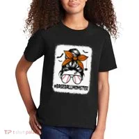 Spooky Baseball Mom Halloween Edition Kids T-Shirt thumb 2