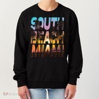 South Beach Miami Sunset I Love Miami Beach Souvenir Women's Sweatshirt thumb 0