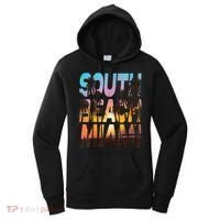 South Beach Miami Sunset I Love Miami Beach Souvenir Women's Hoodie thumb 0