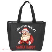 Santa Baby More Like Santa Daddy Tote Bag thumb 0
