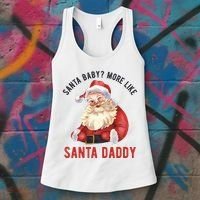 Santa Baby More Like Santa Daddy Women's Tank Top thumb 3