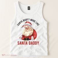 Santa Baby More Like Santa Daddy Tank Top thumb 2
