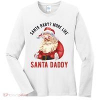 Santa Baby More Like Santa Daddy Women's Long Sleeve Shirt thumb 0