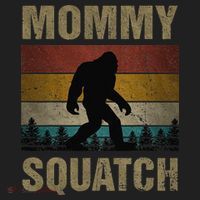 Sasquatch Best Mommy Squatch Ever Bigfoot Mom  Women's Sweatshirt thumb 2