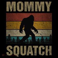Sasquatch Best Mommy Squatch Ever Bigfoot Mom  Sweatshirt thumb 3