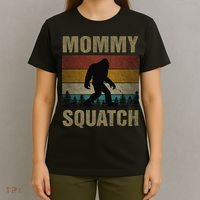 Sasquatch Best Mommy Squatch Ever Bigfoot Mom  T-Shirt thumb 4