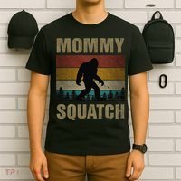 Sasquatch Best Mommy Squatch Ever Bigfoot Mom  T-Shirt thumb 6