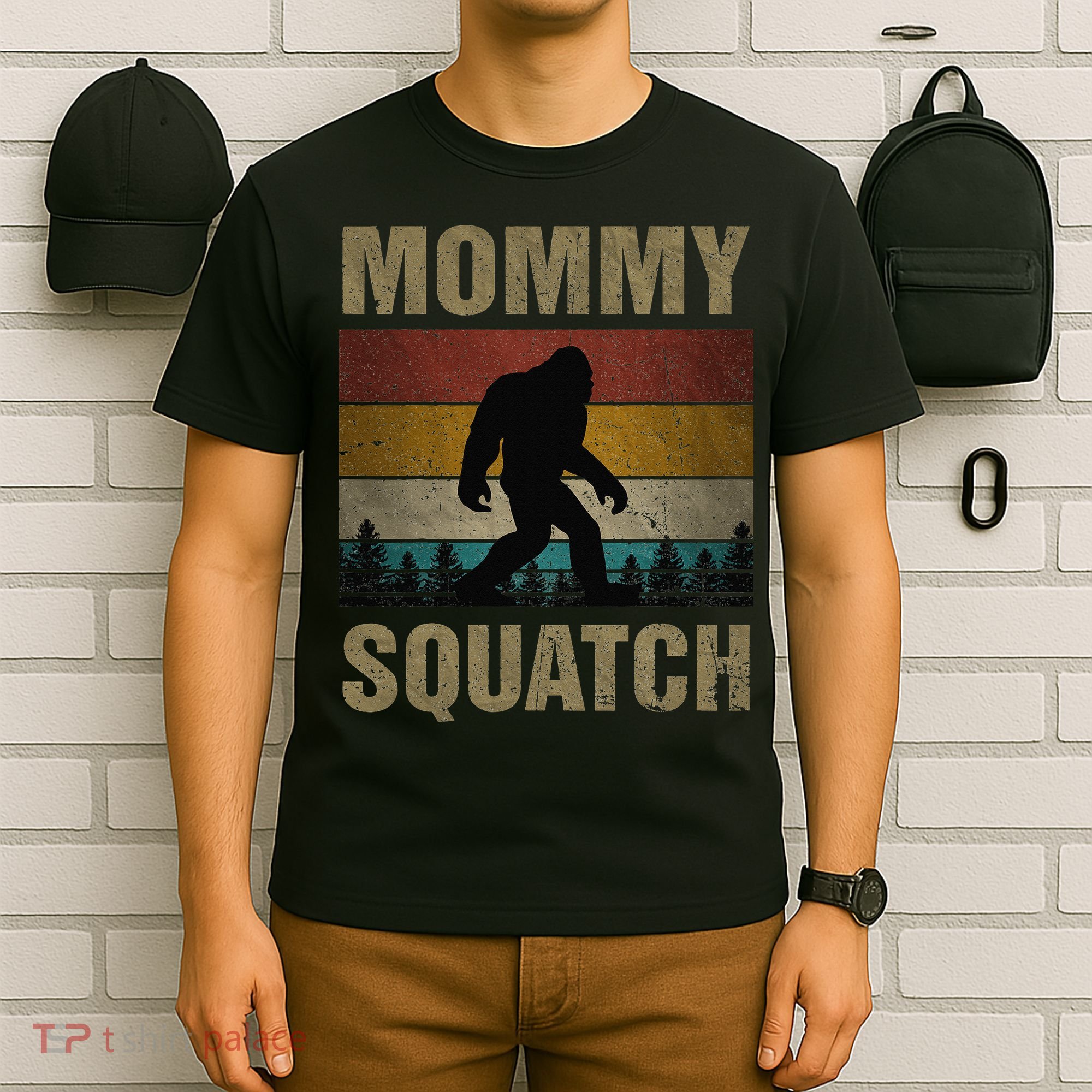 Sasquatch Best Mommy Squatch Ever Bigfoot Mom  T-Shirt