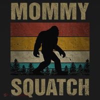 Sasquatch Best Mommy Squatch Ever Bigfoot Mom  T-Shirt thumb 7