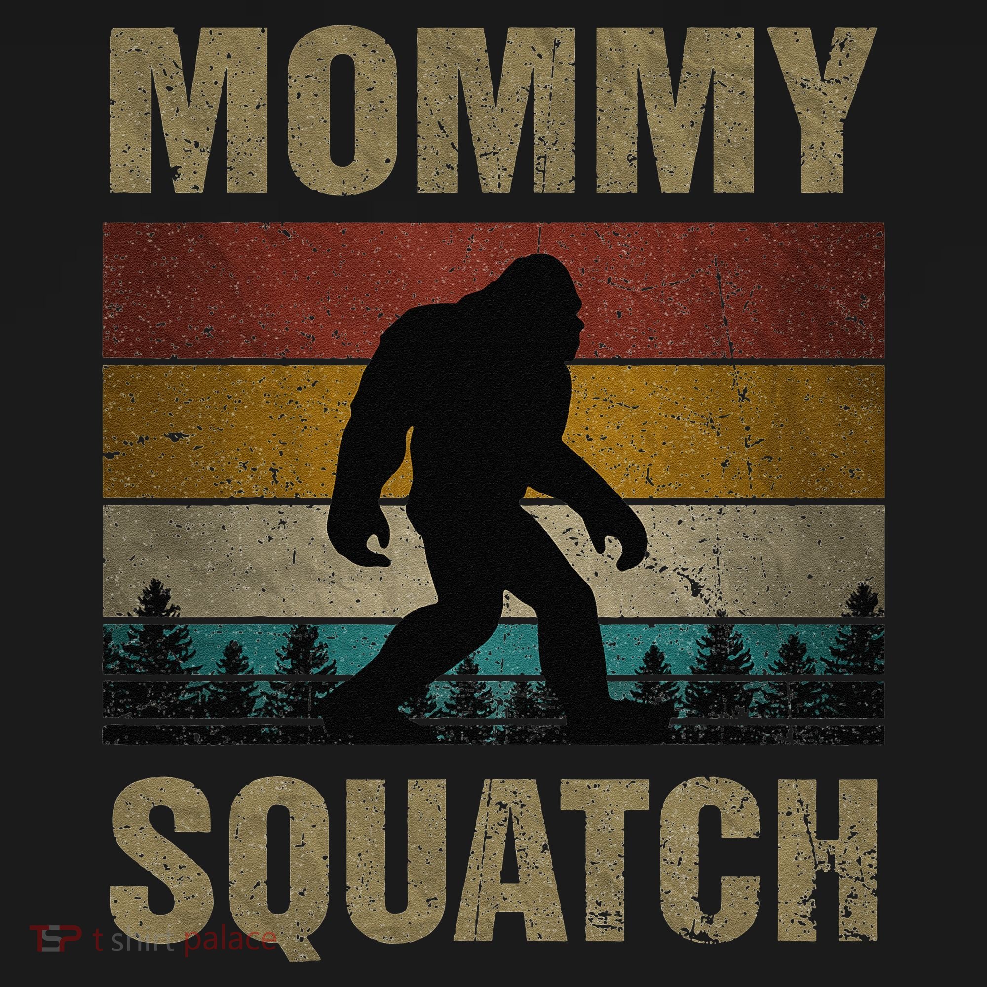 Sasquatch Best Mommy Squatch Ever Bigfoot Mom  Ornament