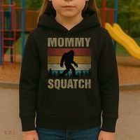 Sasquatch Best Mommy Squatch Ever Bigfoot Mom  Kids Hoodie thumb 3