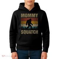 Sasquatch Best Mommy Squatch Ever Bigfoot Mom  Kids Hoodie thumb 4