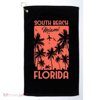 South Beach Miami Golf Towel