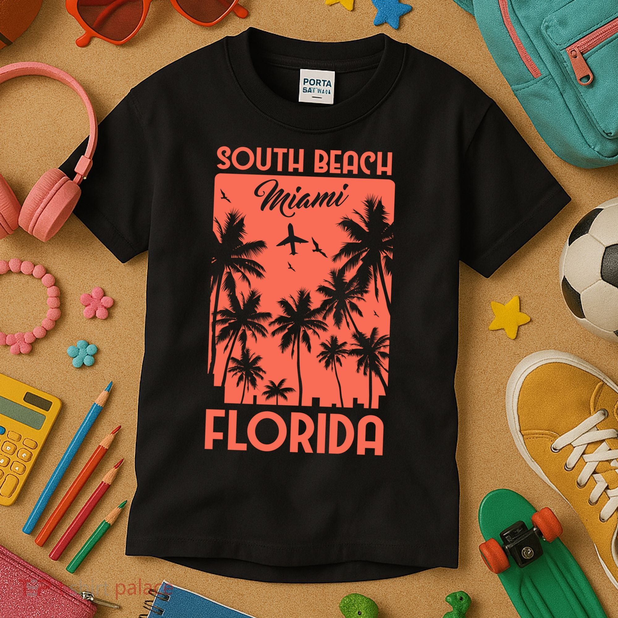 South Beach Miami Kids T-Shirt