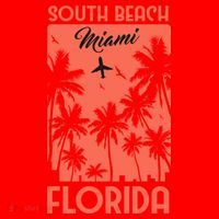 South Beach Miami Santa Hat thumb 1