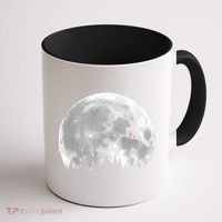 Snow Boarding Moon Cool Sport Hobby Coffee Mug thumb 1
