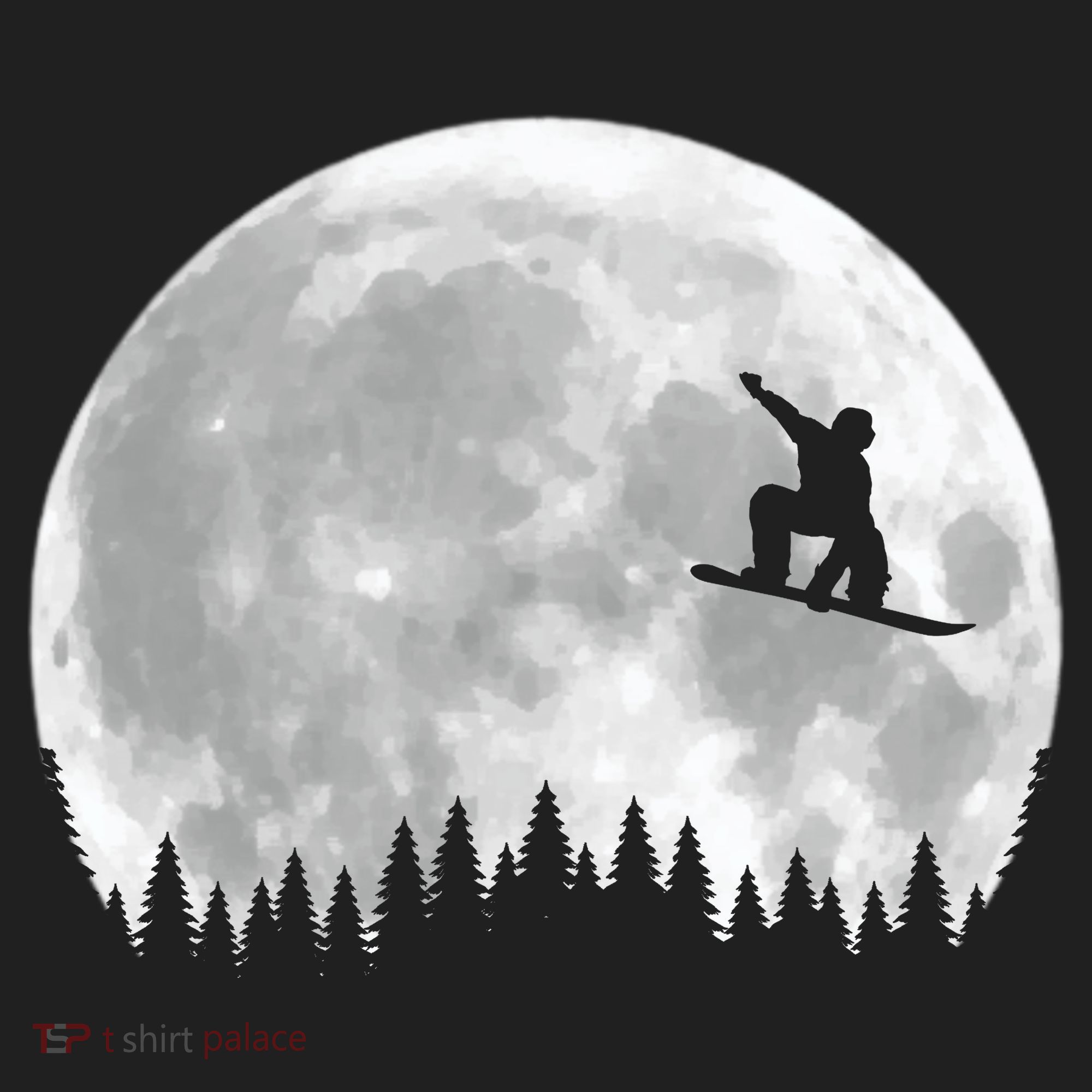 Snow Boarding Moon Cool Sport Hobby Hat