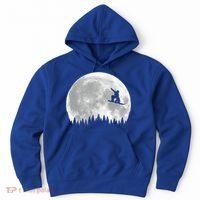 Snow Boarding Moon Cool Sport Hobby Hoodie thumb 0