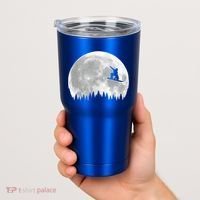 Snow Boarding Moon Cool Sport Hobby Tumbler thumb 2