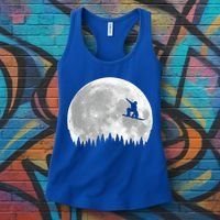 Snow Boarding Moon Cool Sport Hobby Women's Tank Top thumb 3