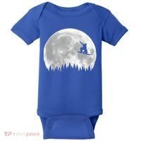 Snow Boarding Moon Cool Sport Hobby Baby Bodysuit thumb 0