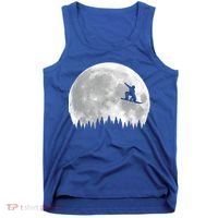 Snow Boarding Moon Cool Sport Hobby Tank Top thumb 0